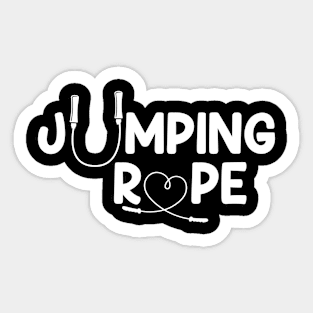 Jumping Rope Rope Design for proud Rope Jumpers Sticker